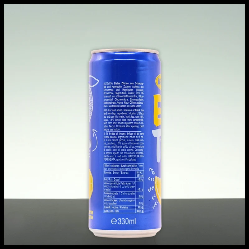 Rauch Eistee Zitrone Dose 0,33L