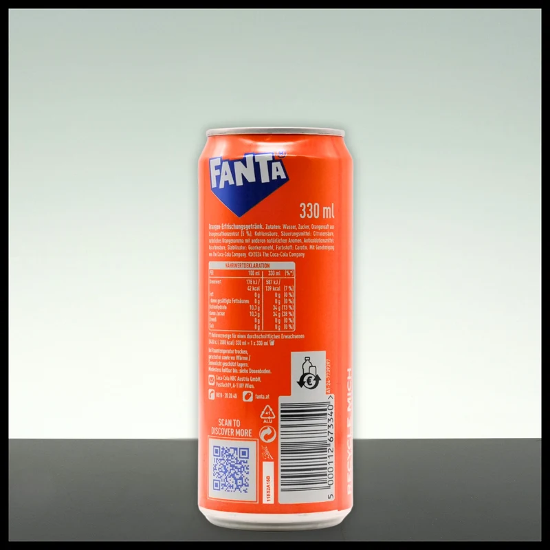 Fanta Orange Dose 0,33L