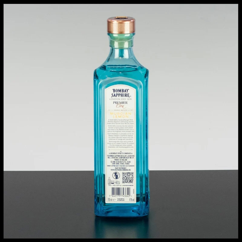 Bombay Sapphire Premier Cru London Dry Gin 0,7L - 47% Vol.