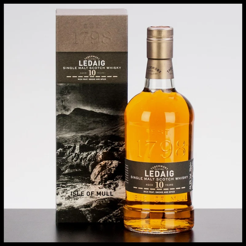 Ledaig 10 YO Single Malt Whisky 0,7L - 46,3% Vol.