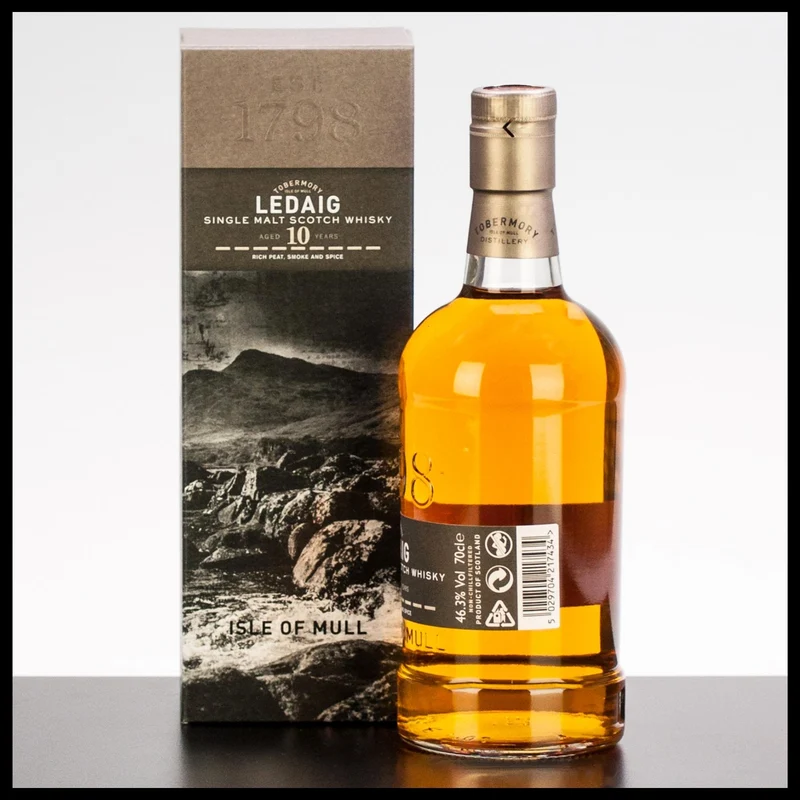Ledaig 10 YO Single Malt Whisky 0,7L - 46,3% Vol.