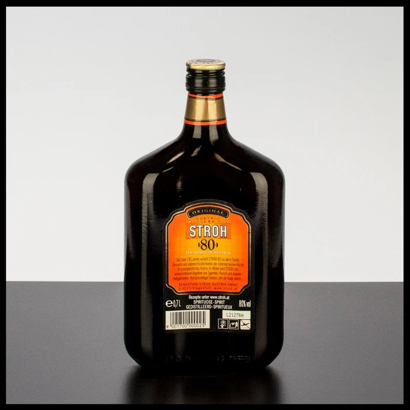 Stroh 80 Original Inländer-Rum 0,7L - 80% Vol.