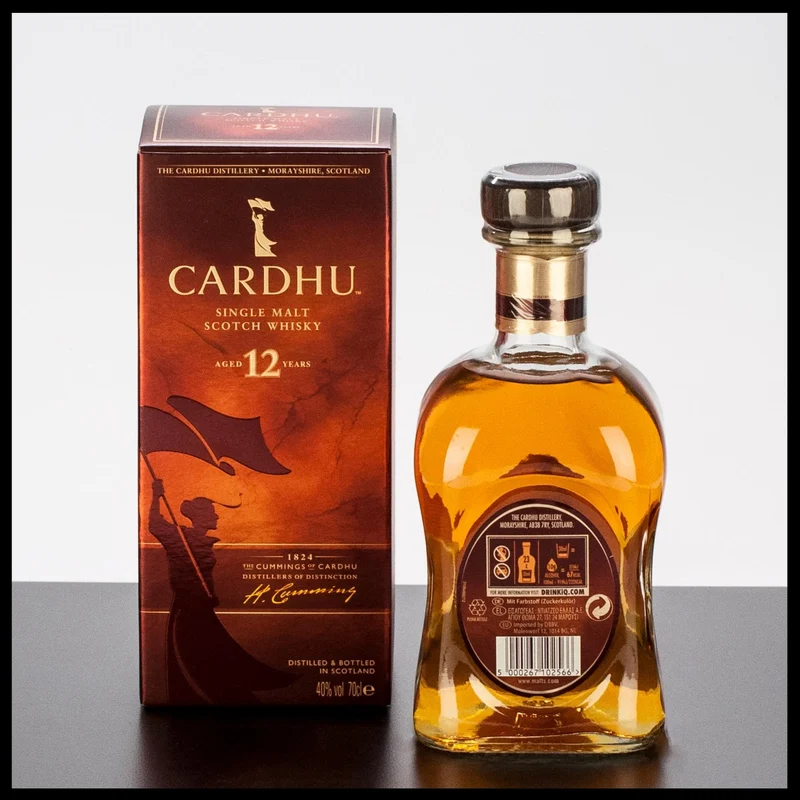 Cardhu 12 YO Single Malt Whisky 0,7L - 40% Vol.