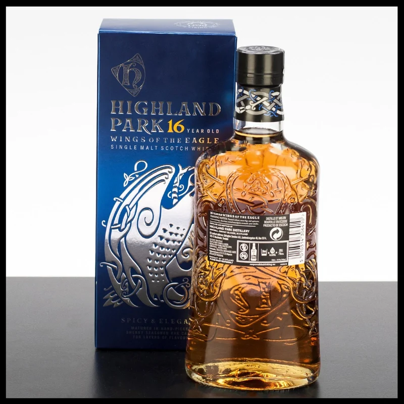 Highland Park 16 YO Wings of the Eagle Single Malt Whisky 0,7L - 44,5% Vol.