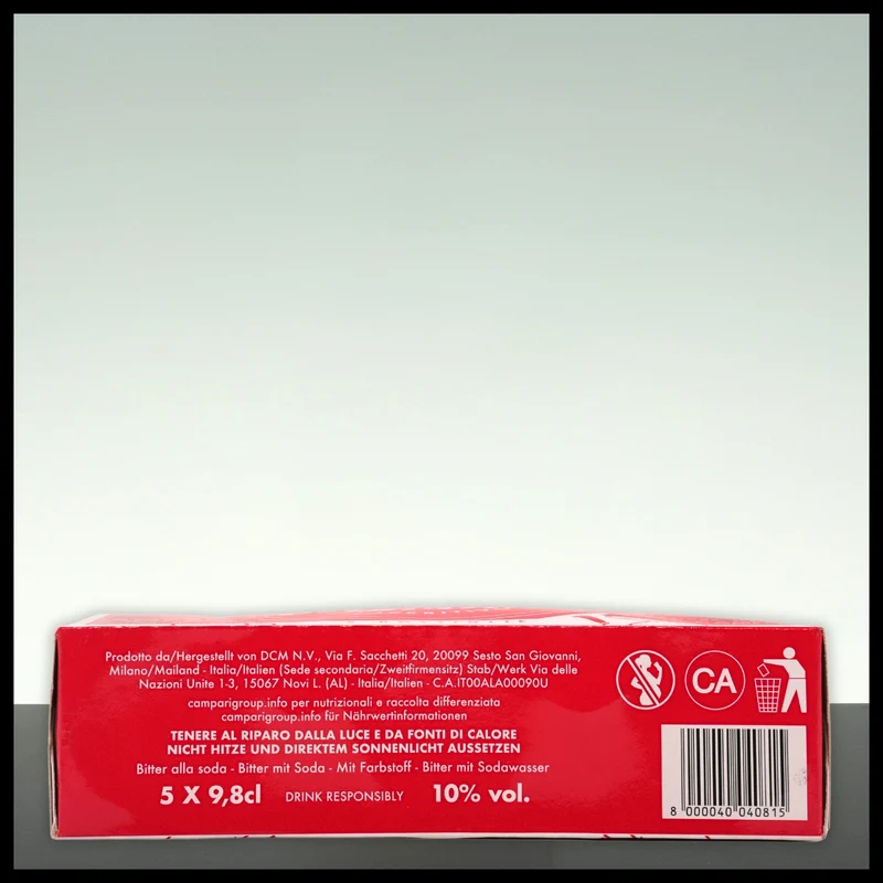 Campari Soda 5x 0,098L - 10% Vol.