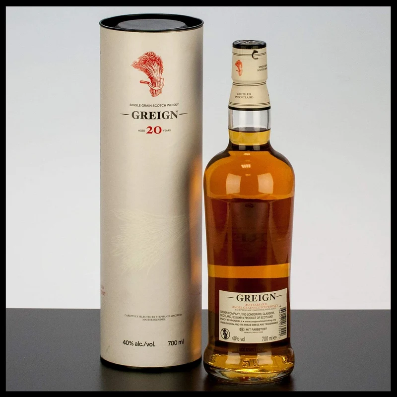 Greign 20 YO Single Grain Whisky 0,7L - 40% Vol.