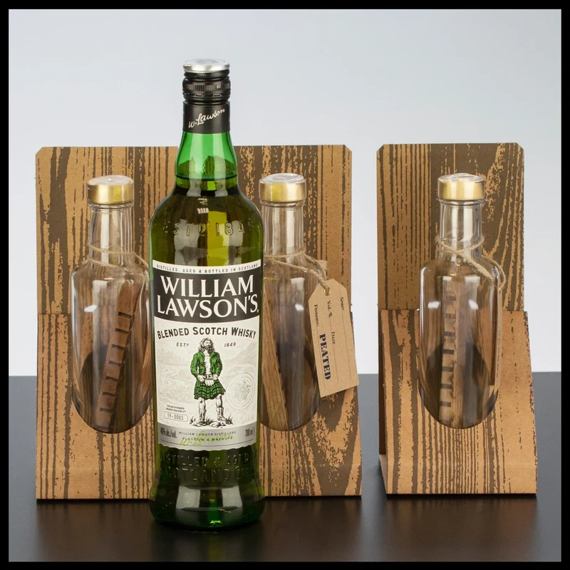 Soak Staves Box mit William Lawson's Blended Whisky 0,7L - 40% Vol.