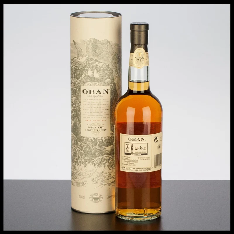 Oban 14 YO Single Malt Whisky 0,7L - 43% Vol.