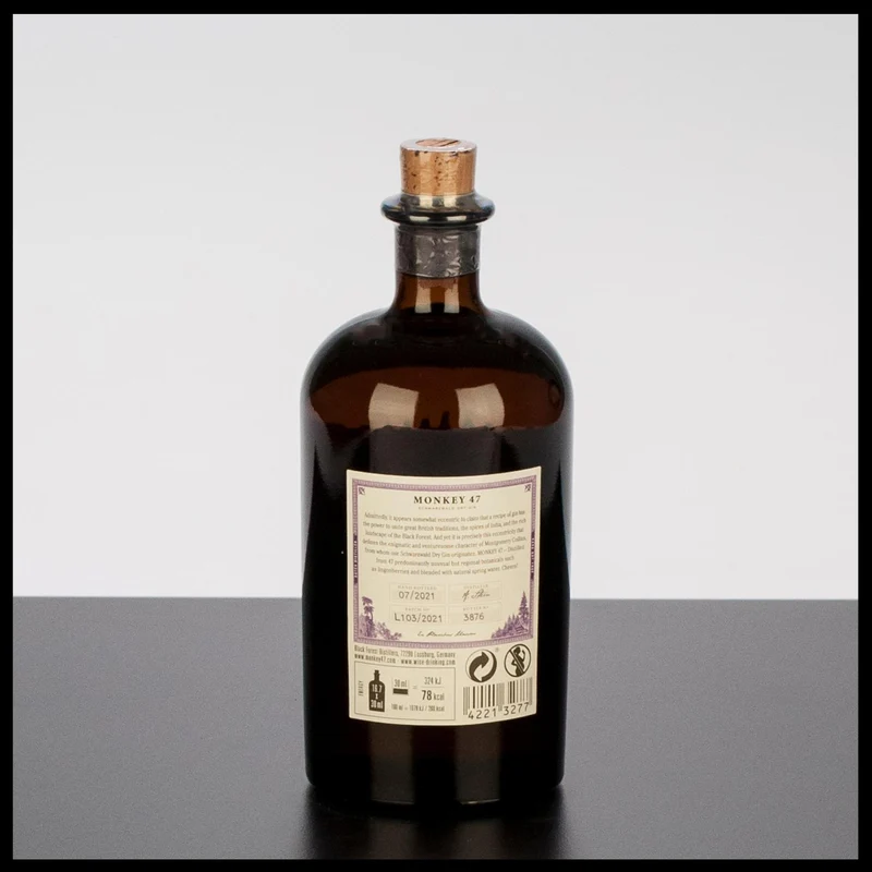 Monkey 47 Schwarzwald Dry Gin 0,5L - 47% Vol.