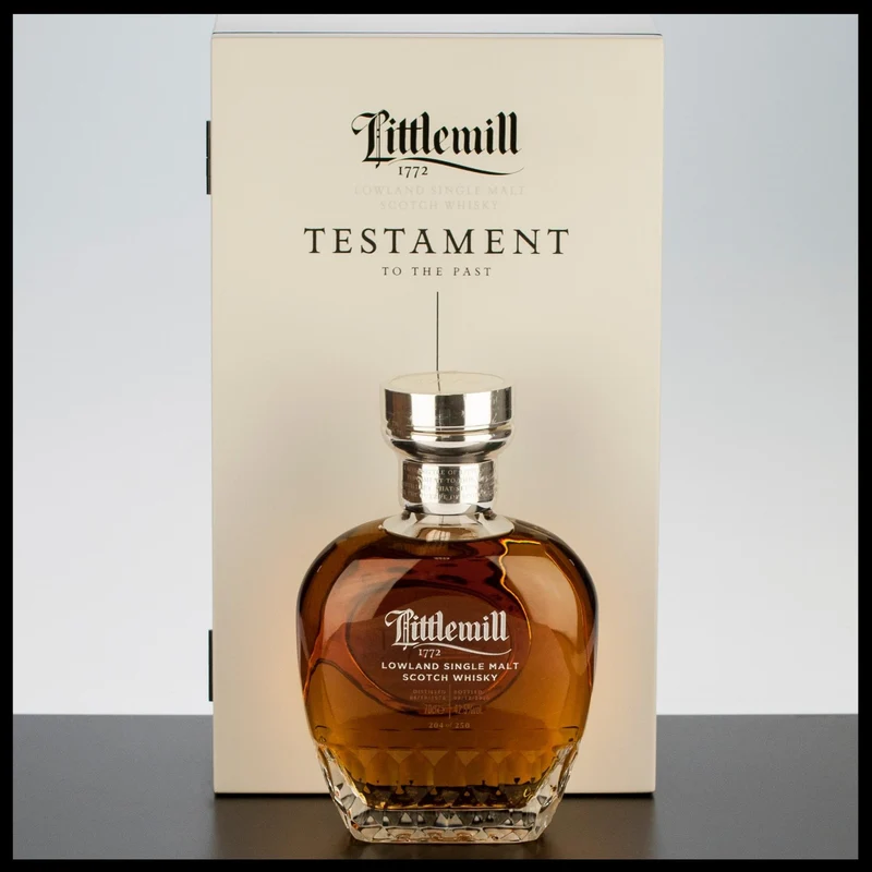 Littlemill Testament 44 YO Single Malt Whisky 0,7L - 50,4% Vol.