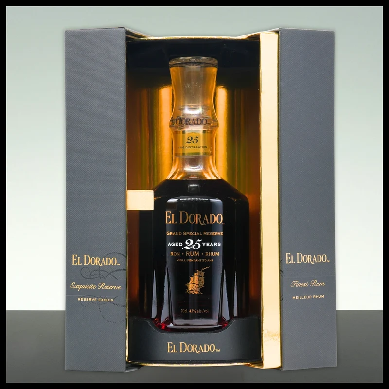 El Dorado 25 YO Rum 0,7L - 43% Vol.