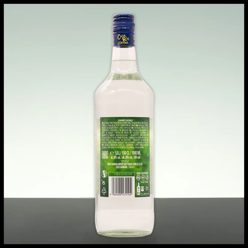 Canario Cachaca 1L - 40% Vol.