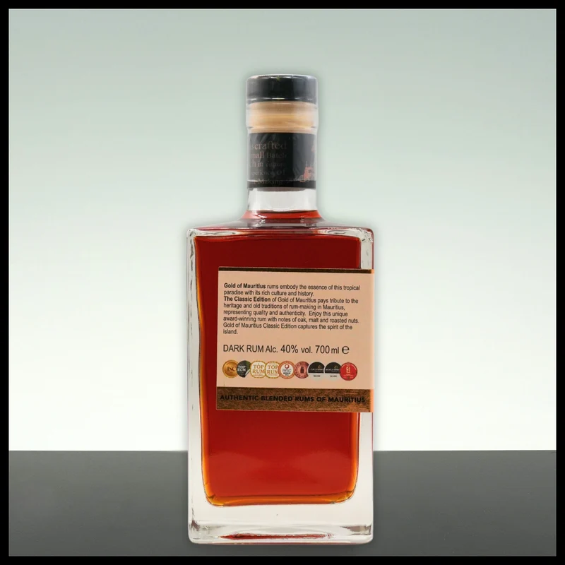 Gold of Mauritius Dark Rum Classic Edition 0,7L - 40% Vol.