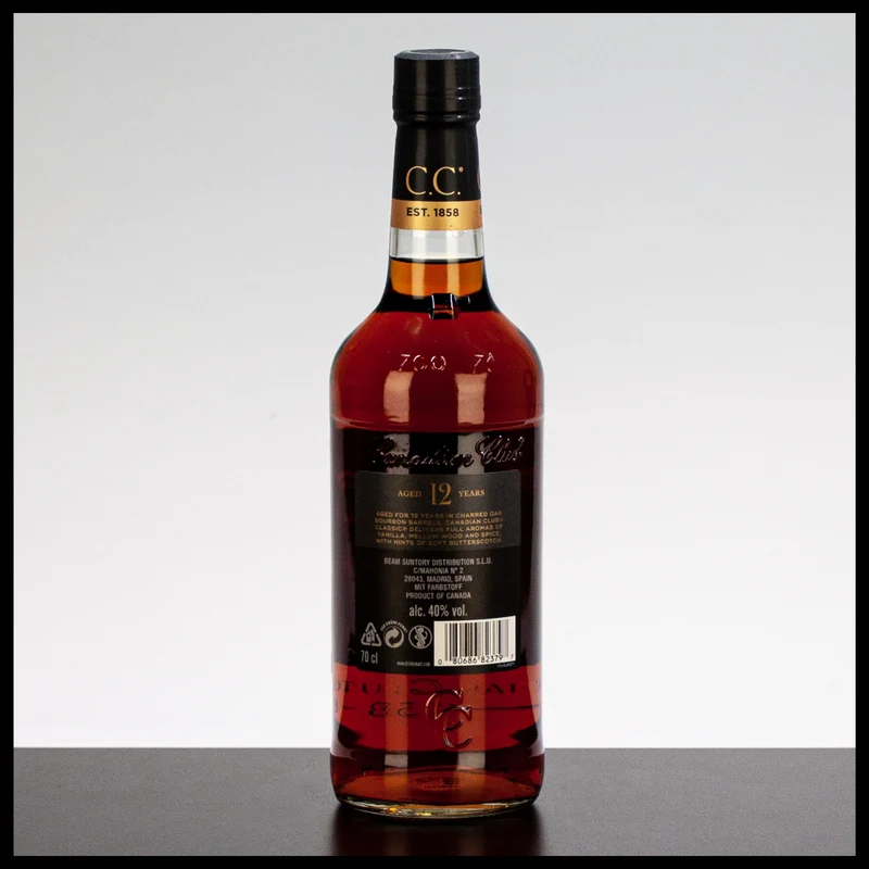Canadian Club Classic 12 YO Blended Whisky 0,7L - 40% Vol.