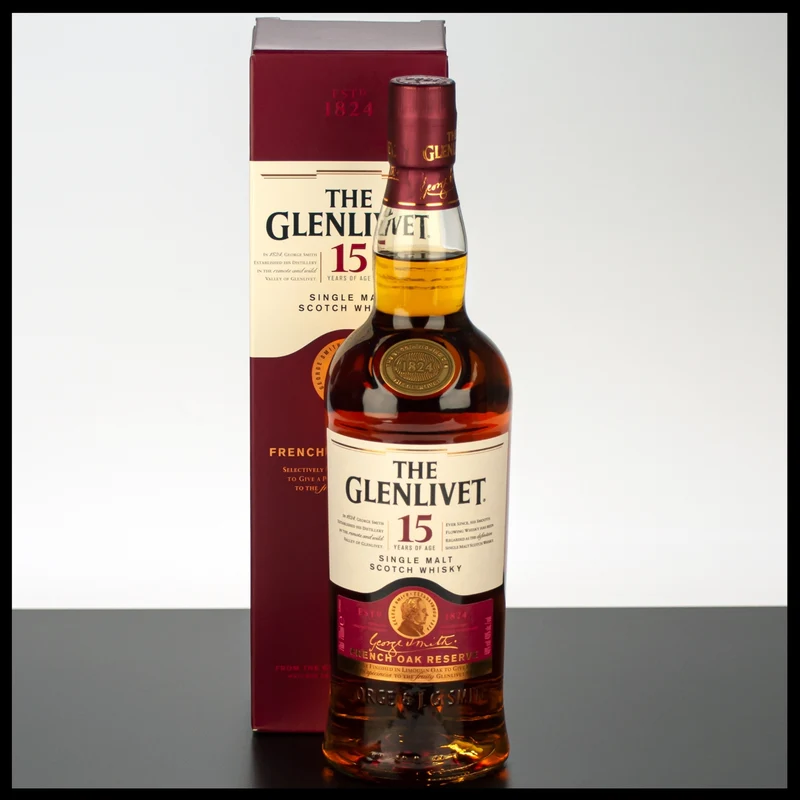 The Glenlivet 15 YO French Oak Reserve Single Malt Whisky 0,7L - 40% Vol.