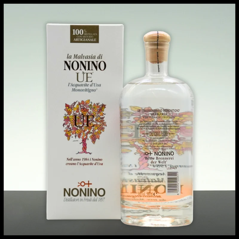 Nonino Grappa UE Di Malvasia Monovitigno 0,5L - 38% Vol.