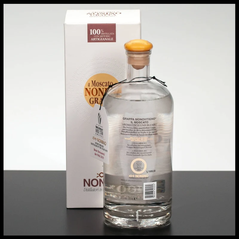 Nonino Grappa Il Moscato Monovitigno 0,7L - 41% Vol.