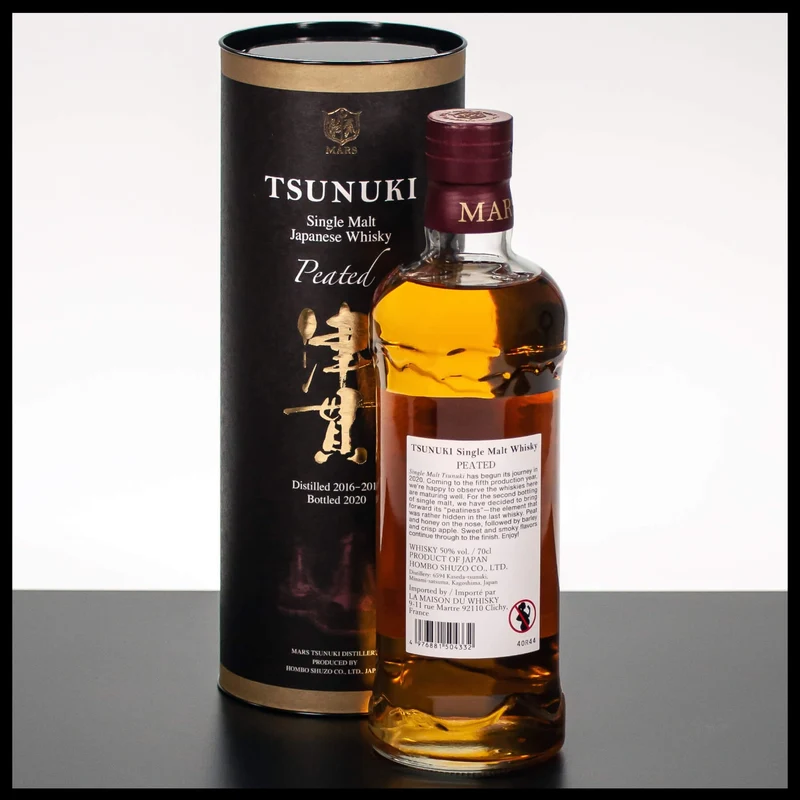 Mars Tsunuki Peated 2020 Single Malt Whisky 0,7L - 50% Vol.