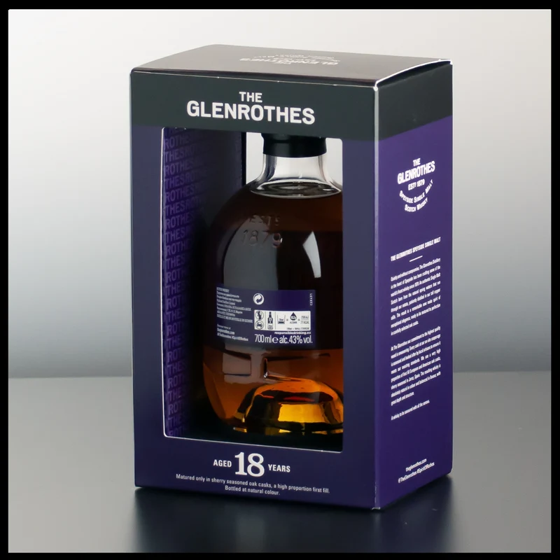 The Glenrothes 18 YO Speyside Single Malt Whisky 0,7L - 43% Vol.