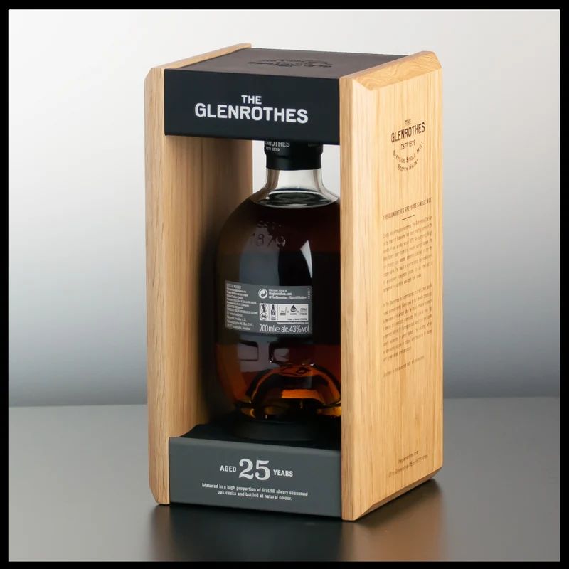 The Glenrothes 25 YO Speyside Single Malt Whisky 0,7L - 43% Vol.
