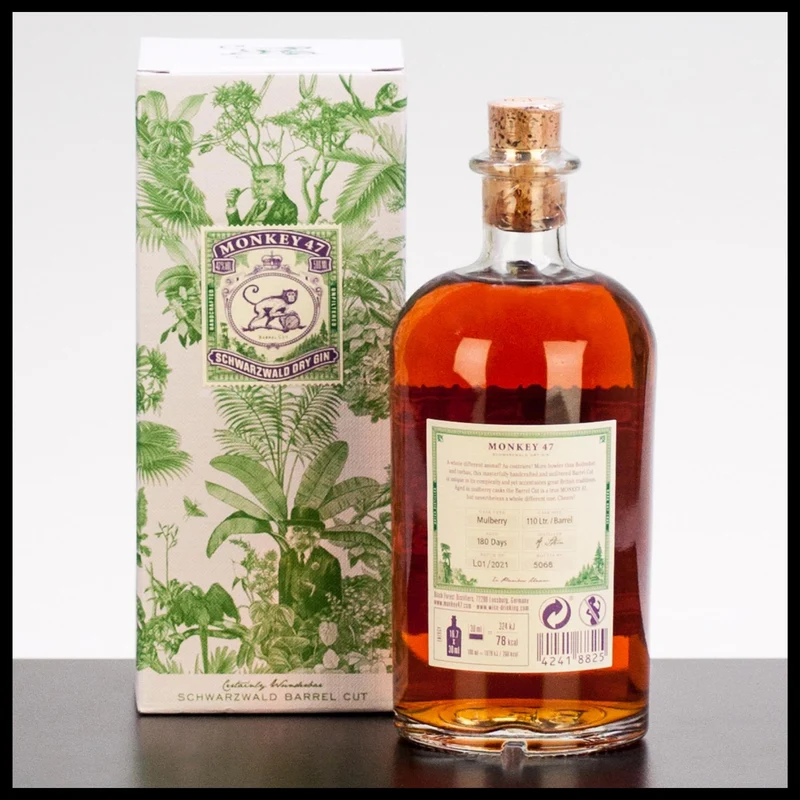 Monkey 47 Barrel Cut Dry Gin 0,5L - 47% Vol.