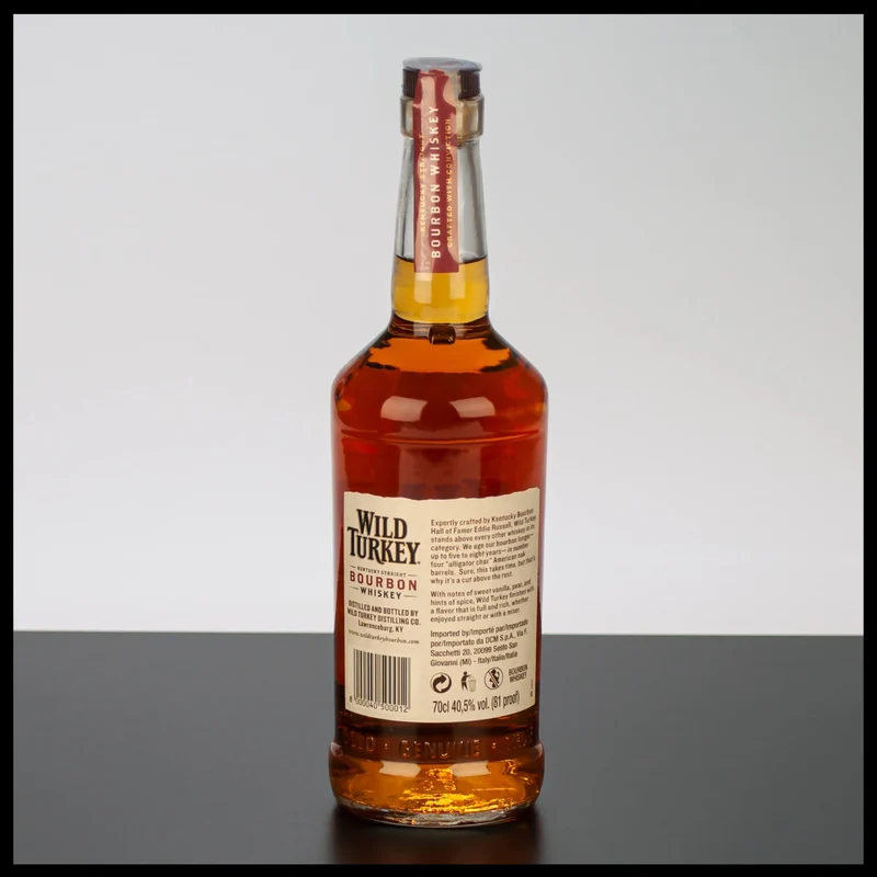 Wild Turkey Kentucky Straight Bourbon Whiskey 0,7L - 40,5% Vol.