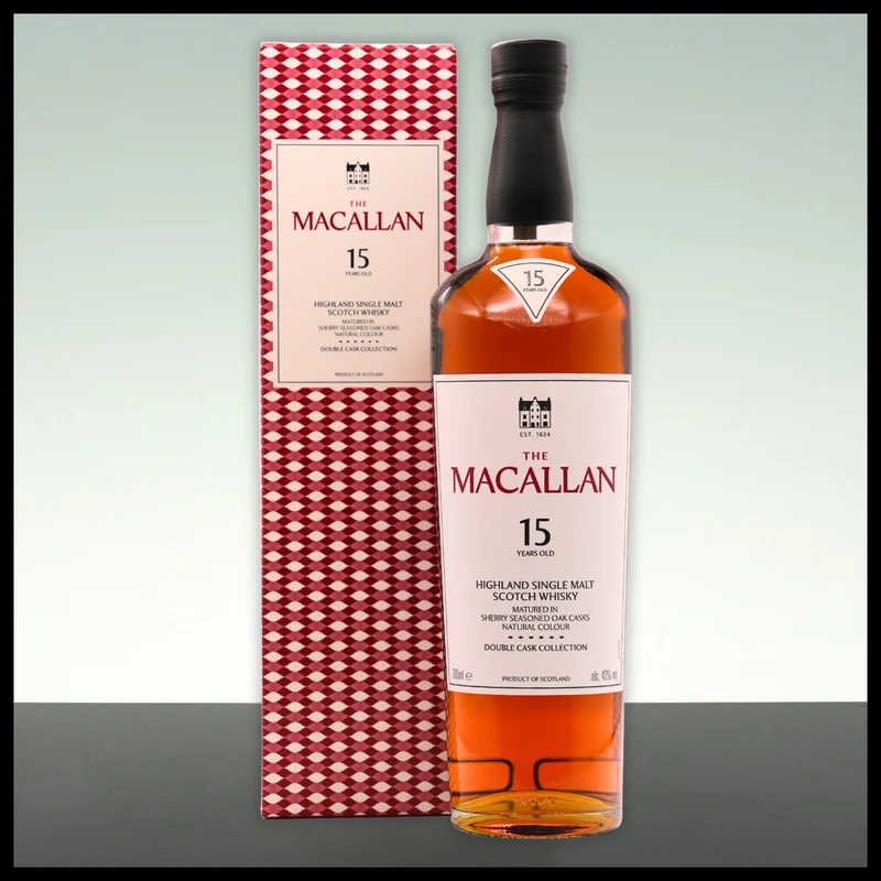 Macallan 15 YO Double Cask Highland Single Malt Whisky 0,7L - 43% Vol.