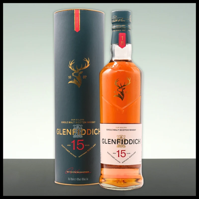 Glenfiddich 15 YO Single Malt Whisky 0,7L - 40% Vol.