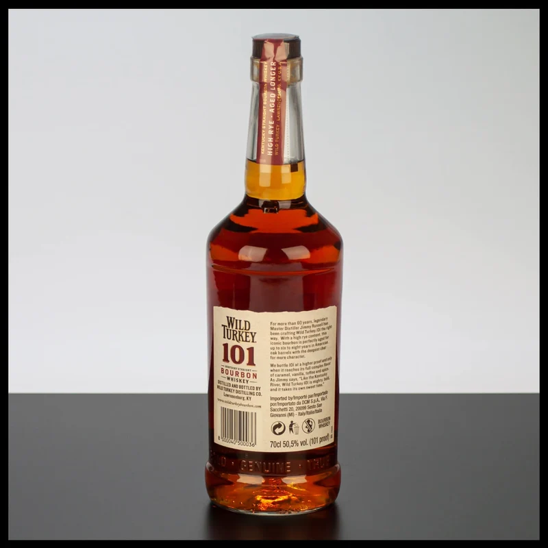 Wild Turkey 101 Kentucky Straight Bourbon Whiskey 0,7L - 50,5% Vol.