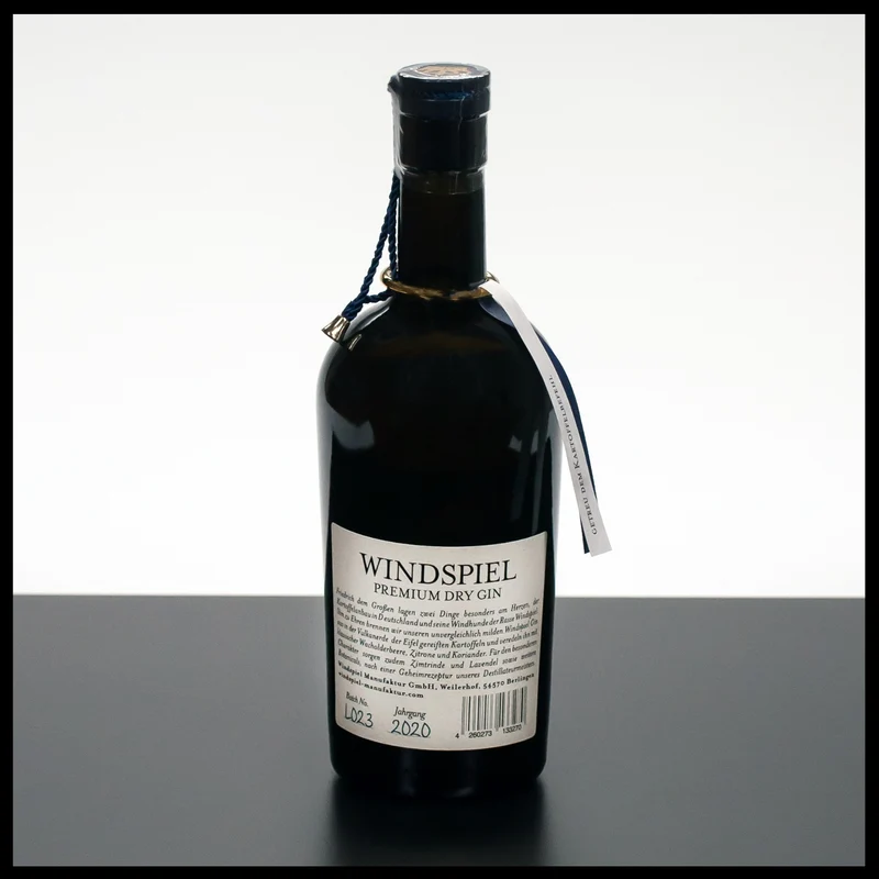 Windspiel Premium Dry Gin 0,5L - 47% Vol.