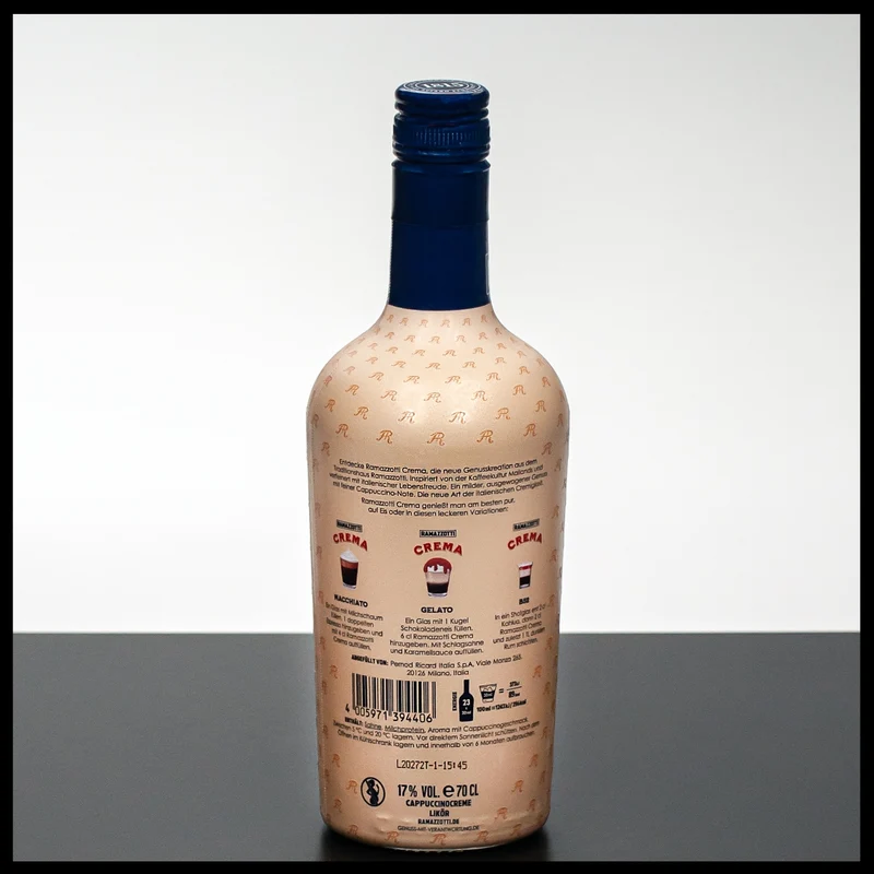 Ramazzotti Crema Cappuccino Creme 0,7L - 17% Vol.
