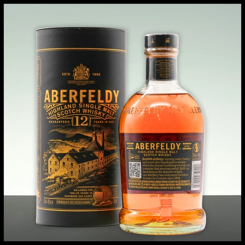 Aberfeldy 12 YO Highland Single Malt Whisky 0,7L - 40% Vol.