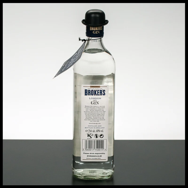 Broker’s Premium London Dry Gin 0,7L - 40% Vol.