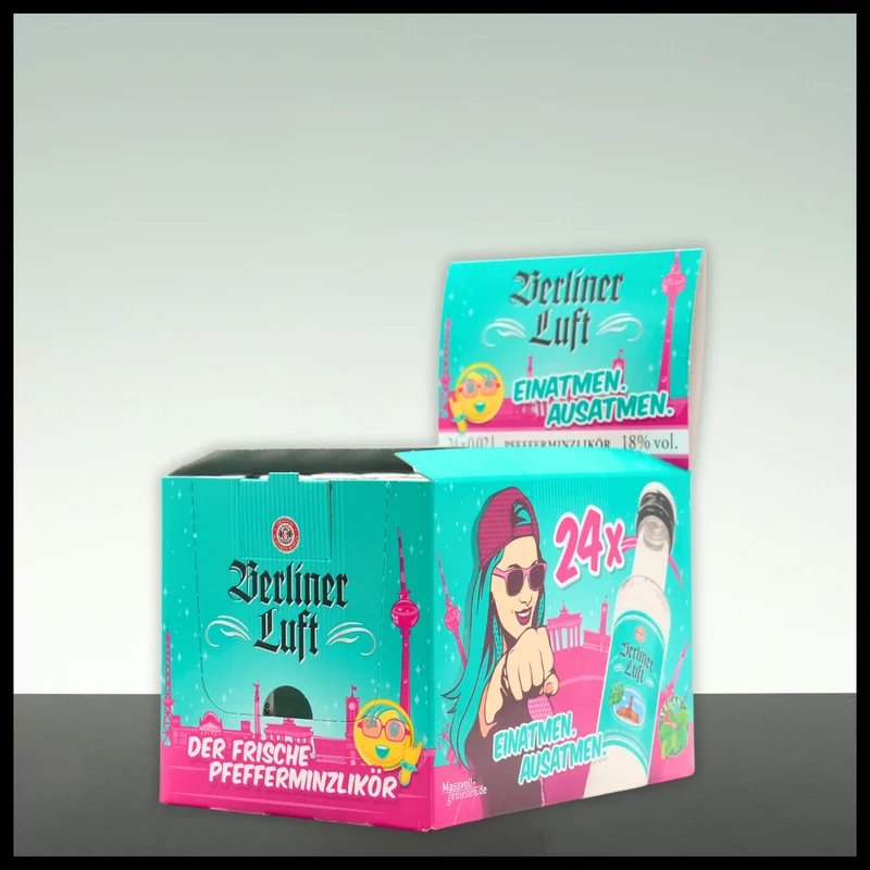 Berliner Luft Pfefferminzlikör 24x 0,02L - 18% Vol.