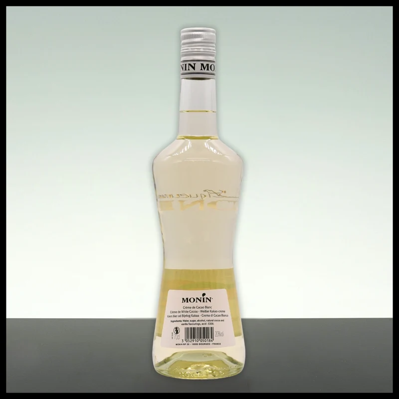 Monin Liqueur Creme de Cacao Blanc (Weißer Kakao) 0,7L - 20% Vol.