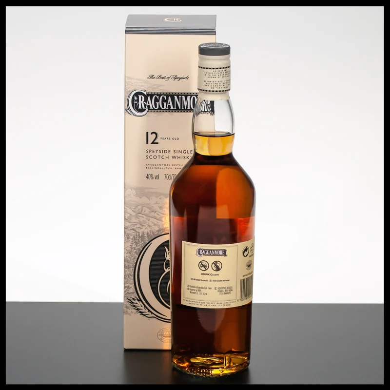 Cragganmore 12 YO Single Malt Whisky 0,7L - 40% Vol.