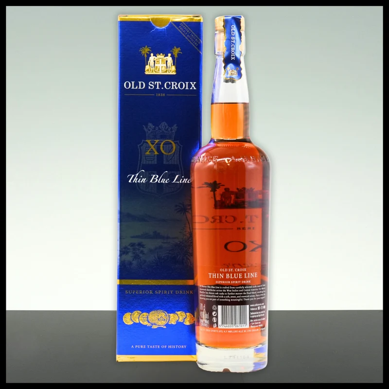 Old St. Croix XO Thin Blue Line Reserve 0,7L - 40% Vol.