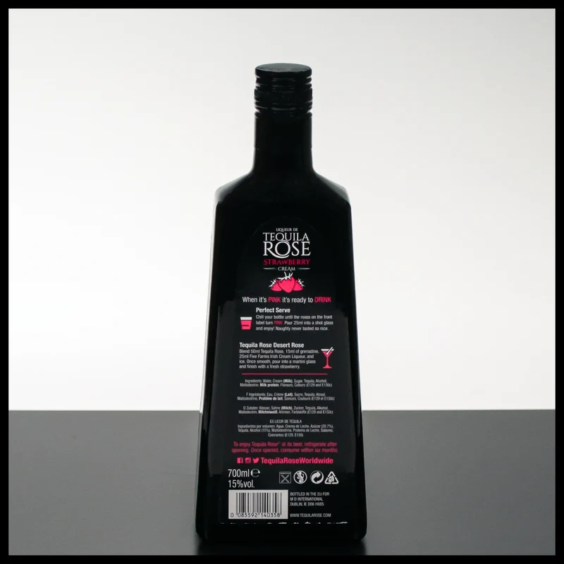 Tequila Rosé Strawberry Cream 0,7L - 15% Vol.
