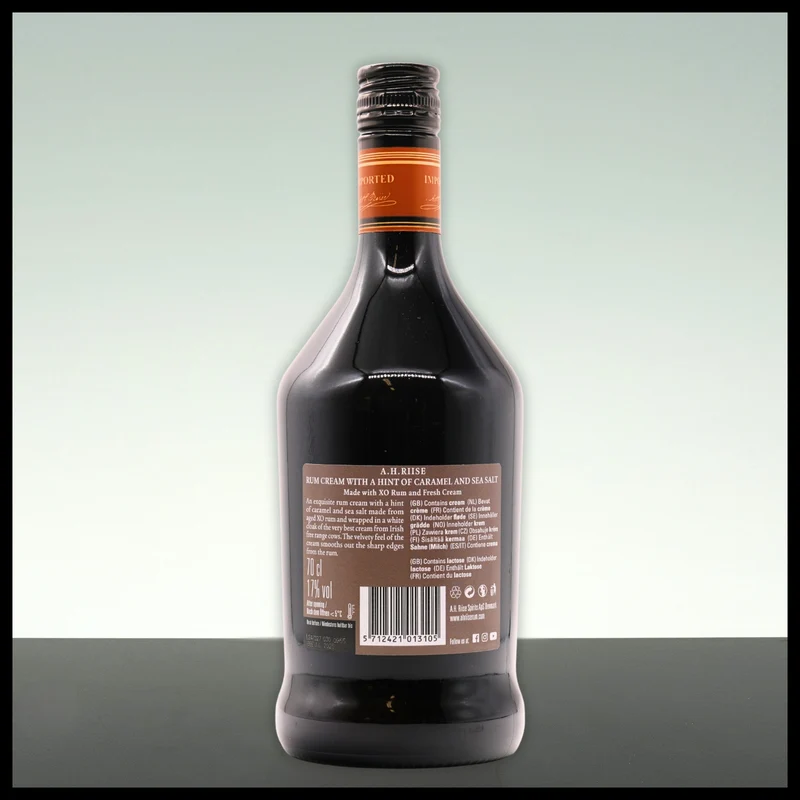 A.H. Riise Caramel Cream Liqueur 0,7L - 17% Vol.