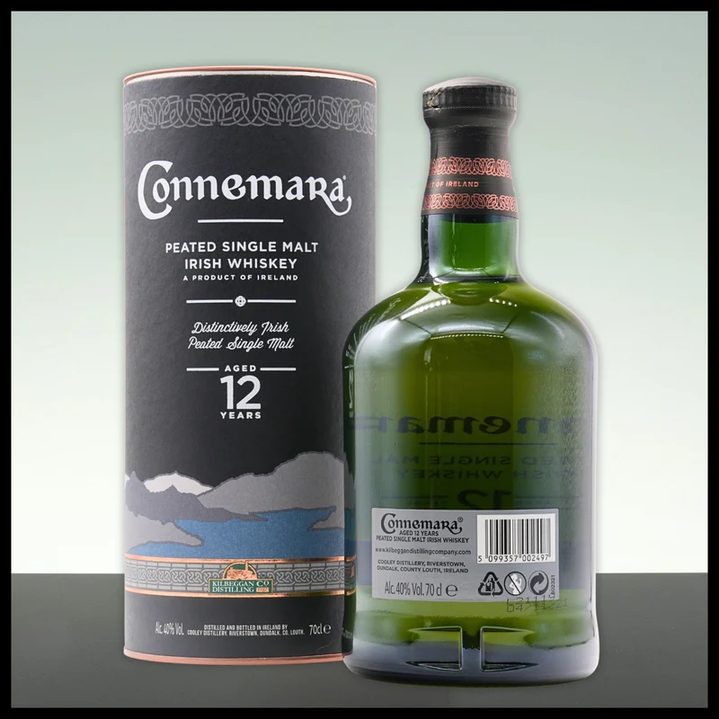Connemara 12 YO Peated Irish Whiskey 0,7L - 40% Vol.