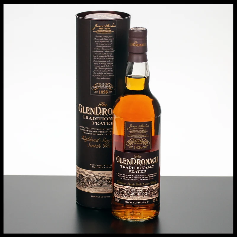 GlenDronach Traditionally Peated Highland Single Malt Whisky 0,7L - 48% Vol.