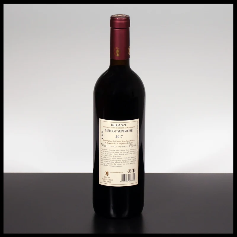 Breganze Savardo Merlot Superiore 2022 0,75L - 13% Vol.