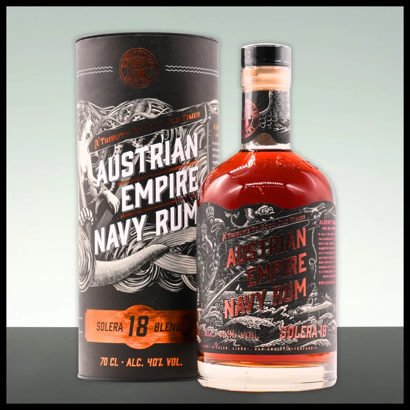 Austrian Empire Navy Rum Solera 18 YO 0,7L - 40% Vol.