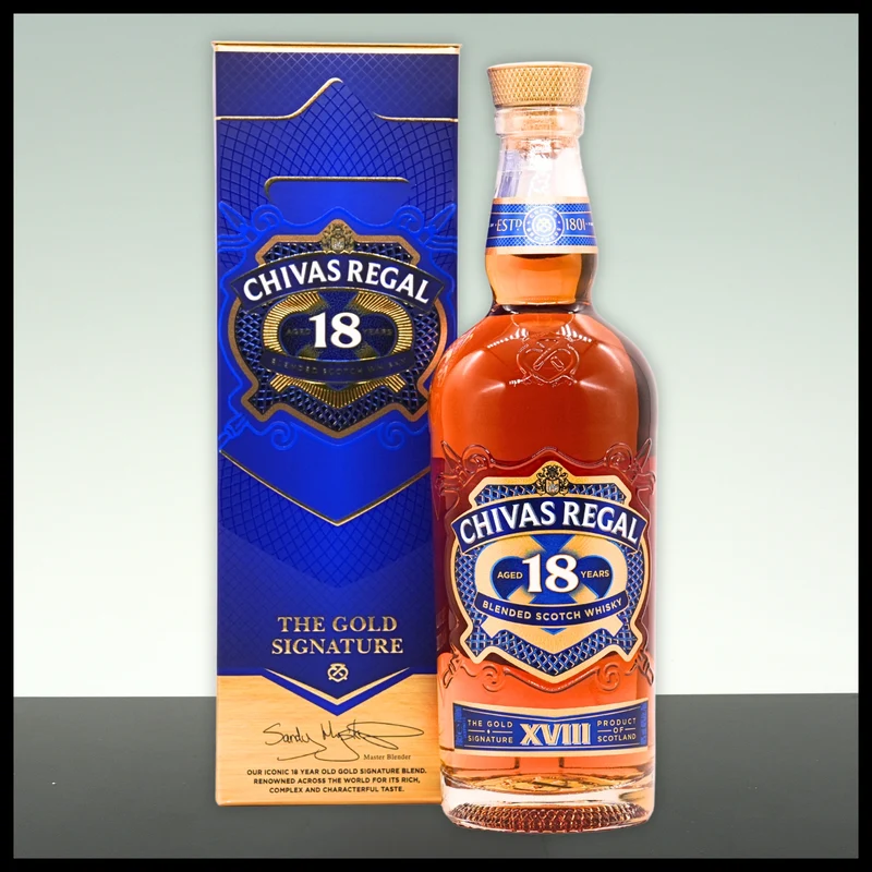Chivas Regal 18 YO Gold Signature Blended Whisky 0,7L - 40% Vol.