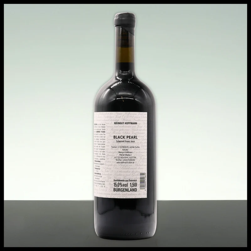 Hoffmann Black Pearl Cabernet Franc "Rockstar" 1,5L - 15% Vol.