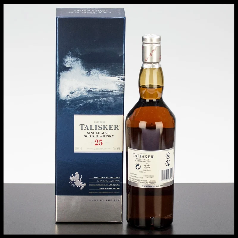Talisker 25 YO Single Malt Whisky 0,7L - 45,8% Vol.