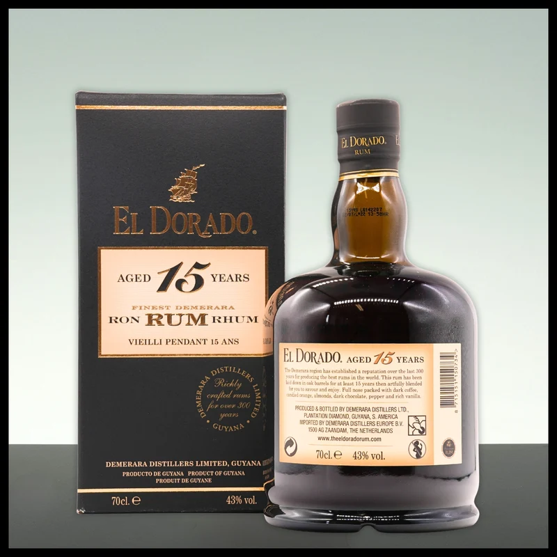 El Dorado 15 YO Rum 0,7L - 43% Vol.