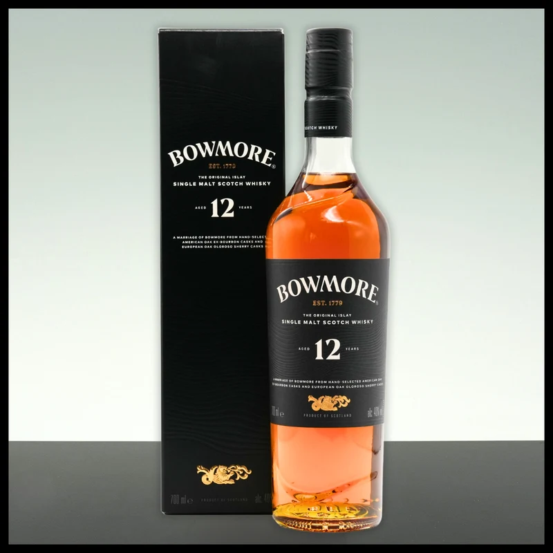 Bowmore 12 YO Islay Single Malt Whisky 0,7L - 40% Vol.