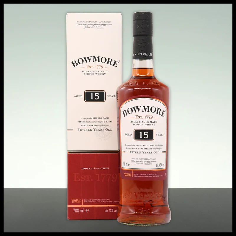 Bowmore 15 YO Islay Single Malt Whisky 0,7L - 43% Vol.