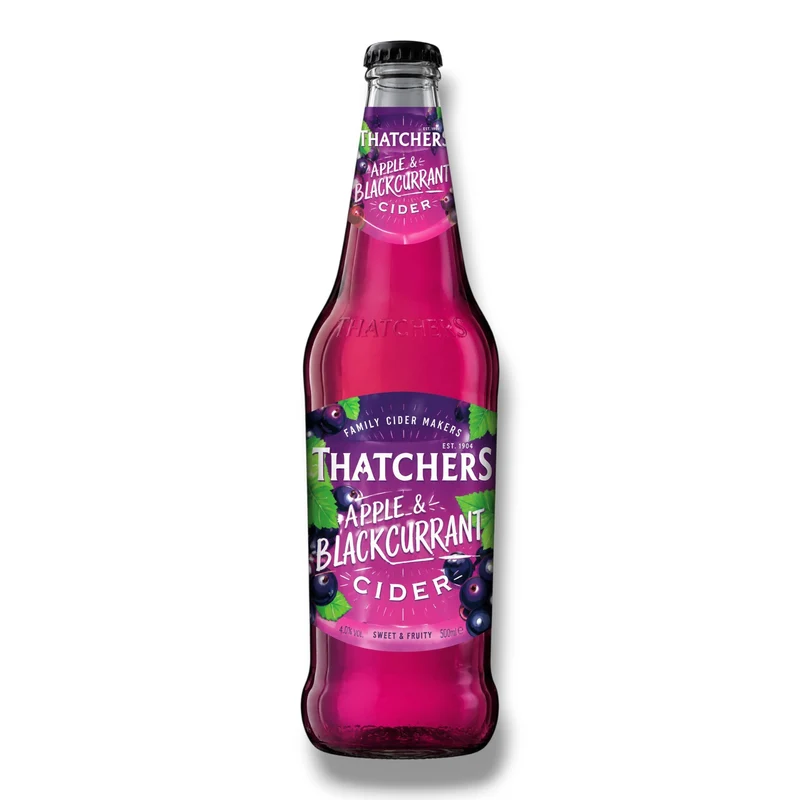 Thatchers Apple & Blackcurrant 0,5l – Fruchtcider 4,0 % Vol.